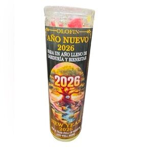 New year 2026 candle / vela año nuevo 2026